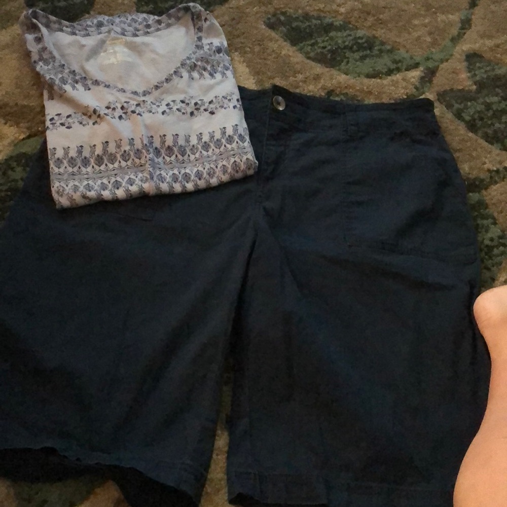 Shorts and shirt